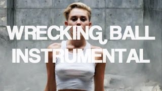 Wrecking Ball  Miley Cyrus Piano Instrumental [upl. by Bartolome241]