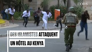 Les islamistes radicaux shebab attaquent un complexe hôtelier au Kenya [upl. by Ogu]