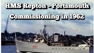 HMS Repton joins the Fleet Portsmouth 1962 [upl. by Gnaig127]