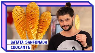 PIRULITO DE BATATA FRITA CROCANTE  Receitas Internéticas  Mohamad Hindi [upl. by Lim183]