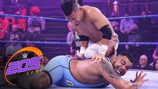 Kushida vs Damon Kemp WWE 205 Live Feb 4 2022 [upl. by Norred]