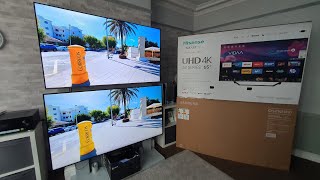 Samsung Crystal UHD vs Hisense QLED which sub £650 would we choose [upl. by Notelrahc664]