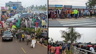 Umuhanda wa Gahanga ujya Inyamata wa funzwe nabaturage babuza imodoka gutambuka Dr Frank Habineza [upl. by Eelano]