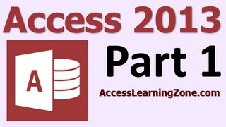 Microsoft Access 2013 Tutorial Level 1 Part 01 of 12  Database Terminology [upl. by Aitra]