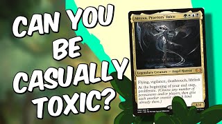 Atraxa Praetors voice Deck Tec A Frightfully Toxic MidBudget Commander [upl. by Ardnaid]