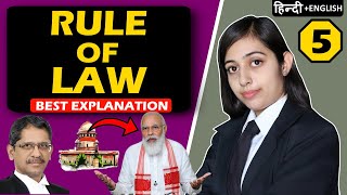 Rule of Law In India  Rule of Law Explained in Hindi Full Lecture  Adminstrative Law  UPSC [upl. by Miguela]