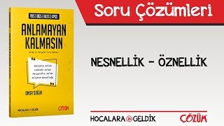 Anlamayan Kalmasın  Nesnellik Öznellik Soru Çözümleri [upl. by Ademla578]