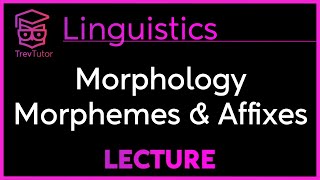 FREE and BOUND MORPHEMES AFFIXES  INTRODUCTION to LINGUISTICS [upl. by Donny]