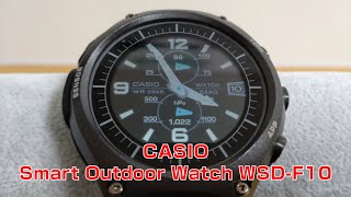 【CASIO】Smart Outdoor Watch WSDF10。カシオ初のAndroid WearWear OS by Google搭載機。 もちもちの屋根裏倉庫 casio [upl. by Querida]