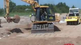 Neoloy® ToughCell Reinforcement and Doubling Width of a Paved Road Poland [upl. by Nialb306]