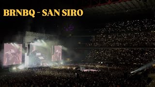 BRNBQ  LIVE SAN SIRO  CONCERTI SFERA EBBASTA [upl. by Adiarf]