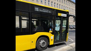 115 I Mansfelder StraßeBarstraße ► KöniginLuiseStraßeClayallee I MercedesBenz Citaro C2 I BVG I [upl. by Ahsilak]