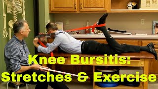 Knee Bursitis Stretches amp Exercises Pes Anserine Suprapatellar Prepatellar Infrapatellar [upl. by Kuo]