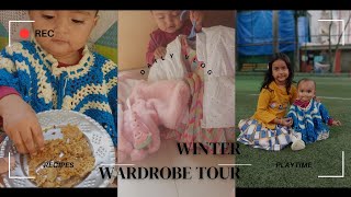 Taeen Winter closet tour🥼Indian baby closet tourBaby day routineTry to walk [upl. by Pascia]