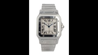 Cartier Santis Galbee Pre Owned Watch Ref 1564 [upl. by Atreb]