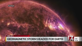 Geomagnetic storm to impact Earth Thursday [upl. by Fredel]