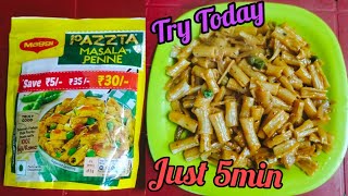 Maggi Pazzta Masala Penne Recipe  How To Make Maggi Pazzta Masala Penne breakfast pazzta tasty [upl. by Nickey]