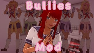 The Bullies Mod Yandere Simulator Joining the bullies [upl. by Irehc]