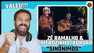 ZÉ RAMALHO amp Chitãozinho Xororó  quotSinônimosquot  REACT  NUNCA Ouvi Isto [upl. by Dunn]