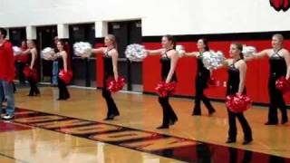 New London High School Dance Team Sidelines [upl. by Nacim]