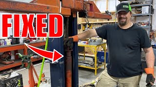 DIY Cylinder Repair  2 Post Car Lift [upl. by Julietta41]