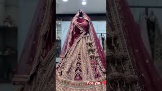 Traditional Lehnga dress Wedding ❤ weddingdress weddinglehenga fashion shortfeed shorts dress [upl. by Xuaegram]