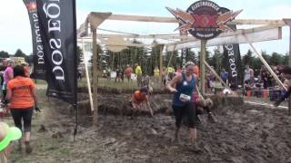 Brutal Clothesline at Tough Mudder Buffalo NY 72713 [upl. by Jim]