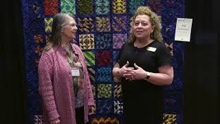 Patti Klein Shares Her SemiFinalist Quilt at AQS QuiltWeek  Branson 2024 [upl. by Hafeenah]