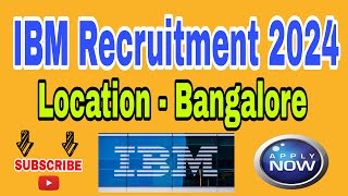 IBM Off Campus 2024  Mass Recruitment as Software Developer  jobs 2024  ibm jobs [upl. by Hpsoj386]