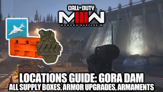 COD Modern Warfare 3  Gora Dam Locations All Weapons Items Armor Upgrades amp Armaments [upl. by Eenad506]