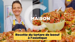 Recette du tartare de boeuf à lasiatique [upl. by Ranna]