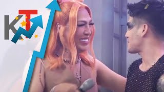 Vice Ganda napayakap kay Ion matapos ang Magpasikat performance ng Team Anne Jackie Ion [upl. by Tolmann687]