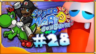 Super Mario Sunshine  Part 28  Sirena Beach  All Blue Coins  RESET [upl. by Eleets]