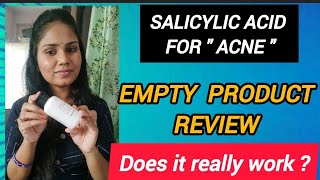 Minimalist Salicylic Acid Cleanser Honest Review  Acne White Bleack HeadsPores skincare video [upl. by Noman]