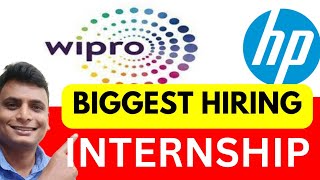 WIPRO Biggest Hiring  HP Bulk Internship 2024 2023 2022 2025 Batch  Interns Trainee Full Time Role [upl. by Chancey362]