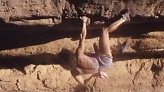 Catherine Destivelle  Awesome free solo climbing in Mali Seo  escalade solo intégral [upl. by Burl768]