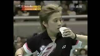 2006 Uber cup SF Mia Audiana VS Cheng ShaoChieh [upl. by Yllim]