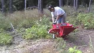 MTD 5HP Chipper  Shredder in action [upl. by Ric]