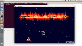 Games in Python  PyGalaxian [upl. by Ahsemot]