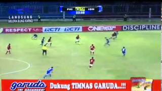 FULL MATCH AFC U19 Qualifier Indonesia vs Philipine 20 10Oct 2013 [upl. by Inihor]