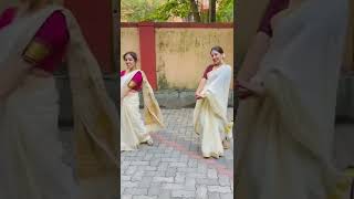 Onakka Munthiri Dance  Hridayam  Onam  Isha Hakkim  Shorts [upl. by Lubba]