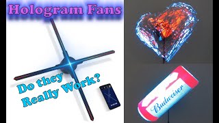 Tech Time 3D Hologram Fan Projector Are these things any good [upl. by Ennybor89]