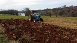 Ford 6610 plowing with 3 bottom plow [upl. by Alvy]