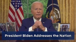 President Biden Addresses the Nation [upl. by Edgell]