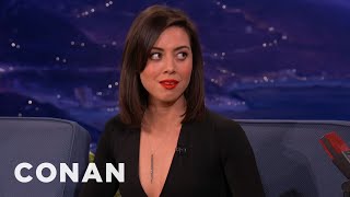 Aubrey Plaza Is Ready For The Zombie Apocalypse  CONAN on TBS [upl. by Ecnahc]