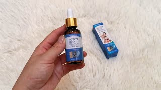 Botox Stock Solution Face Serum Review  Does It Work [upl. by Viddah]