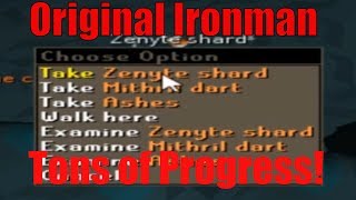 First Raids Drop and Gear Upgrades  OSRS Iron Man Progress [upl. by Tra]