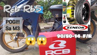 RCB RB5  ZENEOS TIRE 908014 FR  MIO I 125  ZENEOSTIRE mioi125 [upl. by Savill246]