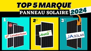 Les MEILLEURES MARQUES DE PANNEAUX SOLAIRES  Quel Panneau Solaire Acheter [upl. by Piwowar]