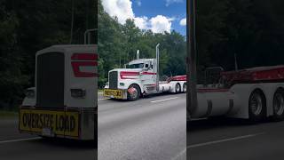 A Boy Playing With His Toy Watching Trucks on Interstate I295 shorts truckspotting 18wheeler [upl. by Franni]